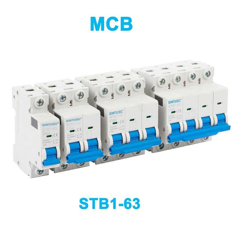 Konkurransedyktig C65 Struktur STB1-63 Series Miniature Circuit Breaker MCB