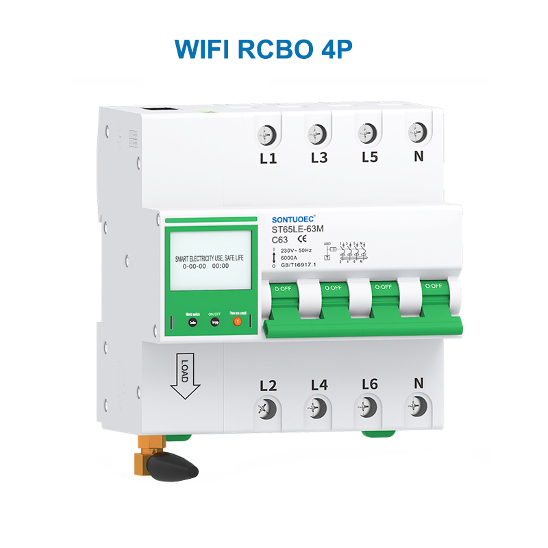 IoT intelligent effektbryter wifi mcb rcbo